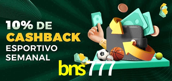 10% de bônus de cashback na bns777